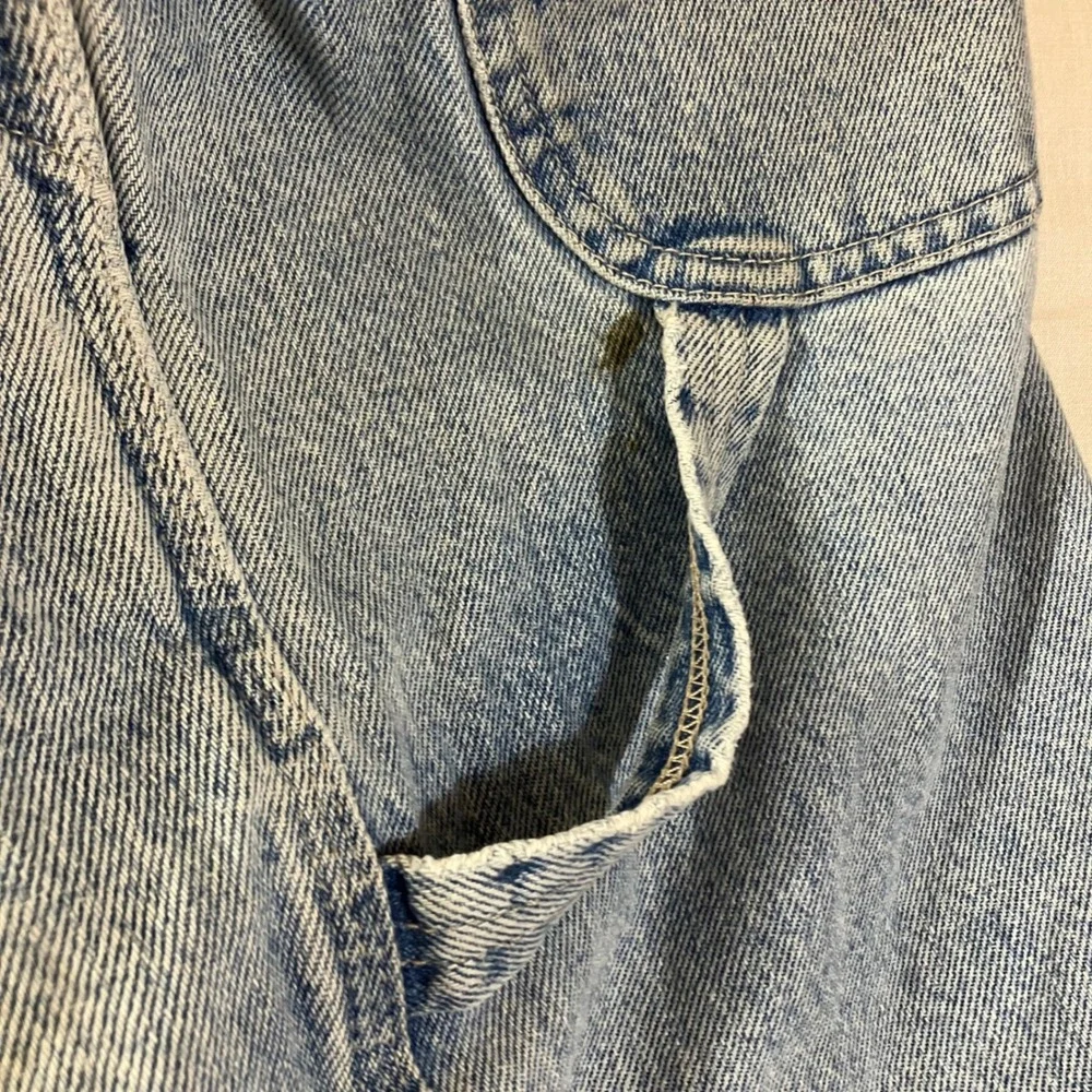 Polo Jeans Co Ralph Lauren Mens 38 Carpenter Shorts Light Wash Blue Denim Y2K